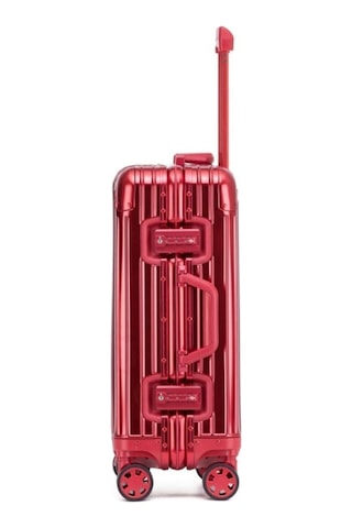 Monat Luggages Monnat Al-01 Alüminyum Kırmızı Büyük Boy Valiz Diğer