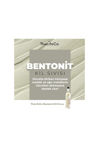 Thelifeco Bentonit Kili Sıvı Takviye Edici Gıda 500 ML