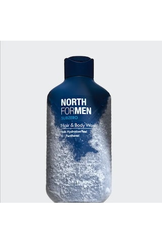North For Men Subzero Saç Ve Vücut Şampuanı Tüm Saçlar