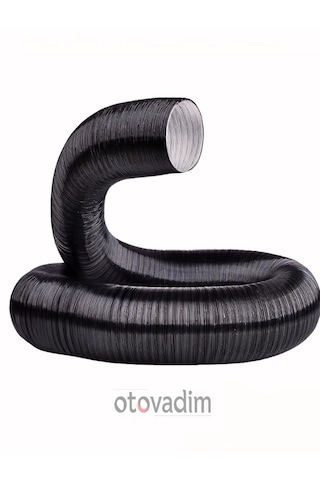 Webasto Üfleme Hortumu Çap 75 Mm Esnek Sıcak Hava Kanalı Kraft Hortum İç Alüminyum Yanmaz 1metre