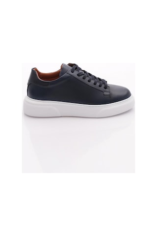 Dgn Leo Erkek Sneakers Ayakkabi Lacivert Antik Beyaz