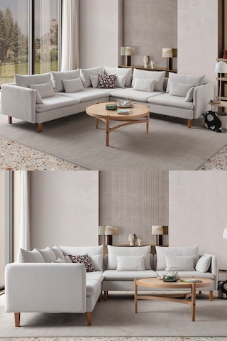 Flexy L Köşe Takımı Krem