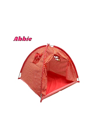 Abbie Eko Puantiyeli Oyun Çadırı Bzi Kırmızı