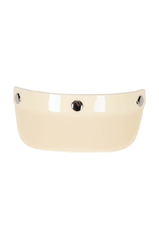 Teltree Kask Güneşlik, Retro Ters Çevrilebilir, Uv/toz/çizik Koruyucu, Evrensel 3-kanca, Bej