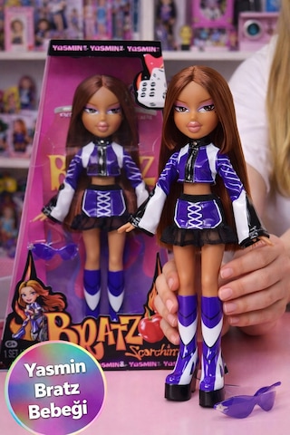 Bratz Scorchin Yasmin Moda Bebek Motor Esintili Kıyafet Aksesuar Platform Bot Oyuncak