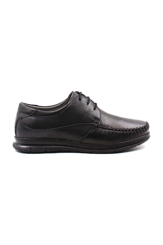 Fast Step Hakiki Deri Erkek Casual Ayakkabı 161ma126 Siyah