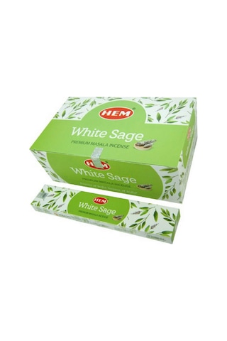 Hem Marka White Sage (Beyaz Adaçayı) Tütsüsü