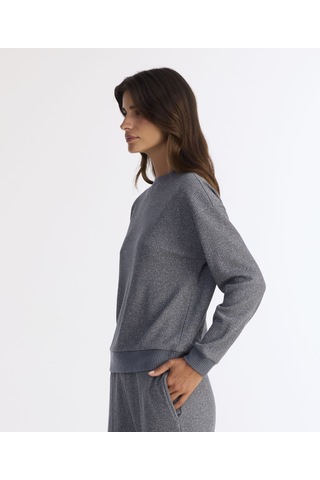 Yargıcı Regular Bisiklet Yaka Uzun Kol Sweatshirt 25kksw9019l 026 Mavi