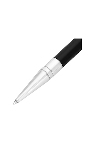 S.t. Dupont Initial Gümüş Tükenmez Kalem 275200 Siyah