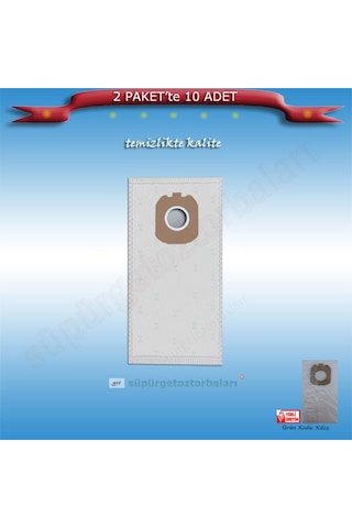 Şimşek Süpürge Toz Torbası 2 Paket Te 10 Adet Kd29