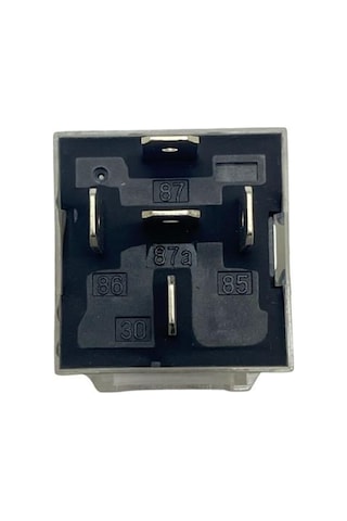 24v Röle 5 Uçlu 40 A Işıklı Şeffaf Çift Platin 30-85-86-87-87a