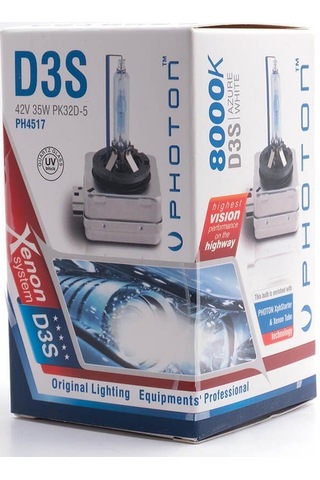 D3S 8000K Azure White Ampul