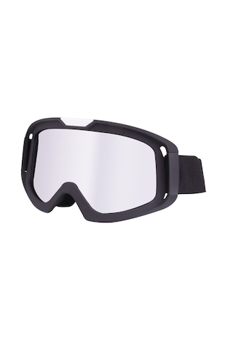 Jeehugo Kask Uyumlu Atv Offroad Gözlükleri - 370 Model Siyah Çerçeve Gümüş Lens, Uv Filtreli, Toz Ve Rüzgar Koruyucu, 5 Renk Seçeneği