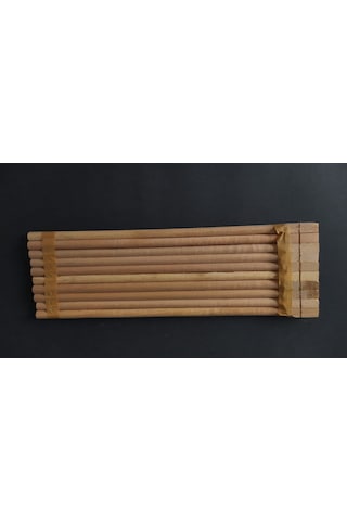 Ahşap Tahta Tünek 10 Lu 40 Cm