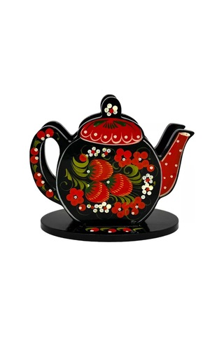 Olimp Suveniry Ahşap Peçetelik Çaydanlık 218890099 Kırmızı