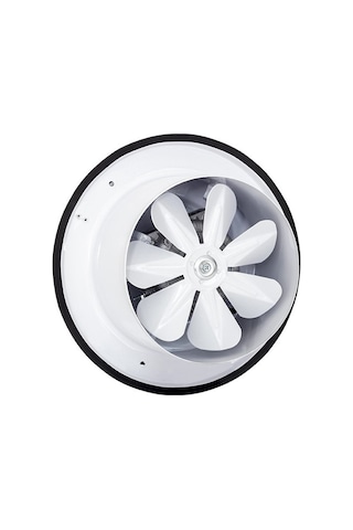 Bahçıvan 20 cm çapında BB 200 1550 D/D 220/230 volt Monofaze Aksiyel Baca Aspiratörü