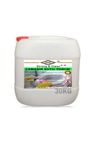 Strong&Clean Yoğun Çamaşır Suyu 30 KG Strong&Clean Yoğun Çamaşır Suyu 30 KG