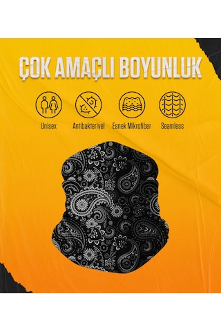 Musclecloth Çok Amaçlı Boyunluk Klasik Siyah