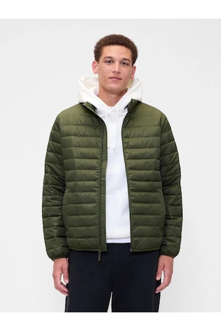 Gap 790583002 V-frch Logo Ltwt Puffer Jkt Erkek Mont Haki