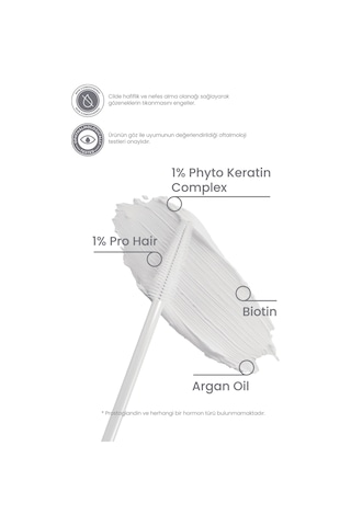 Cosmogenesis Labs Kaş Kirpik Maskesi 9.5ml - Su Bazlı Parlatıcı Nemlendirici Onarıcı Vegan (%1 Keratin – Biotin)