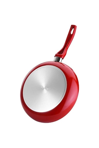 Papilla Redio Maxi Kırmızı Teflon Tava 28 CM
