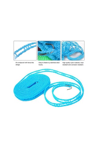 Ganzhoushop Pembe 8m F Kaymaz Ve Rüzgar Geçirmez Çamaşır İpi Çit Çamaşır İpi 5m Kurutma İpi Dış Mekan Çamaşır İpi Çamaşır İpi Homelight Kırmızı Çok Renkli