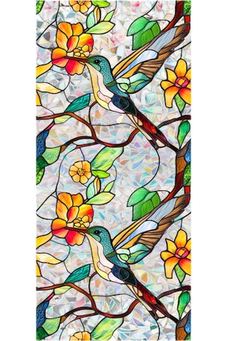 Suntek Pencere Filmi Statik Yapışkanlı Çıkartma Yatak Odası