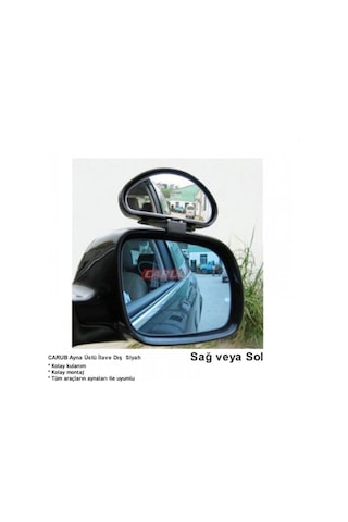 Ayna Üstü İlave Dış Oval 12 5 Cm Sürücü Eğitmen Siyah Ayna Üstü İlave Dış Oval 12 5 Cm Sürücü Eğitmen Siyah