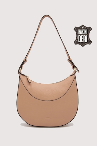 Hakiki Deri Pudra Omuz Çantası Pudra Smr9416 Pudra