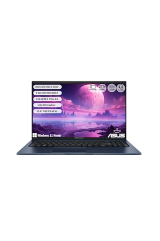 Asus Vivobook 15 X1504VA-BQ3970W Core 5 120U 8 GB 512 GB SSD 15.6" W11H Dizüstü Bilgisayar