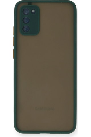 Newface Samsung Galaxy Uyumlu A03s Kılıf Montreal Silikon Kapak Glblseme - 78 - Yeşil
