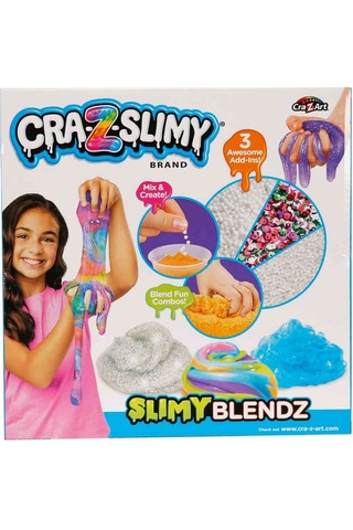 Cra-z-art Cra-z-slimy Slime Tasarım Seti - 12'li Paket Ve Dekoratif Aksesuarlı Çok Renkli