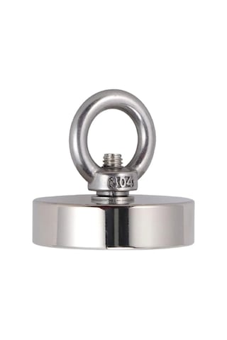 Süper Güçlü Halkalı Büyük Neodyum Pot Mıknatıs 48 Mm Çap Magnet F