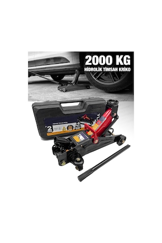 Moonshop 2 Ton Tekerlikli Arabalı Timsah Kriko Krikomoonshop