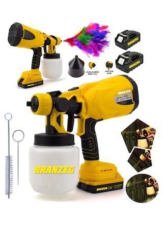 Branzeg BRZSBT7 Şarjlı Yüksek Basınçlı Boya İlaçlama Tabancası Branzeg BRZSBT7 Şarjlı Yüksek Basınçlı Boya İlaçlama Tabancası