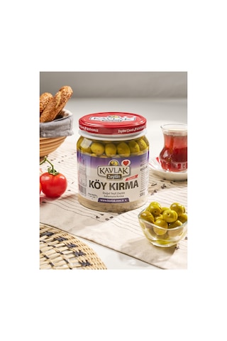 Kavlak 500 Gr Gemlik Taze Köy Kırma Yeşil Zeytin