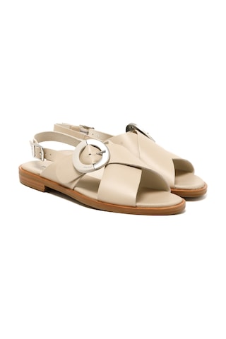 Sandalet Kadın 85p6 Frau London-s Oyster Oyster Krem