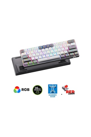 Miaxtreme T60 Max Pro Türkçe Q Mini Rgb Red Switch App Uygulamalı Oyuncu Klavyesi Miaxtreme T60 Max Pro Türkçe Q Mini Rgb Red Switch App Uygulamalı Oyuncu Klavyesi