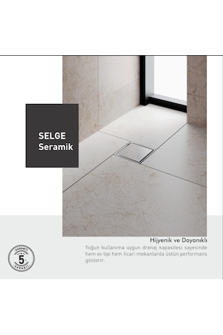 Kabinet Selge Yalıtım Etekli Seramik Uyumlu 10x10 Süzgeç 1 Adet