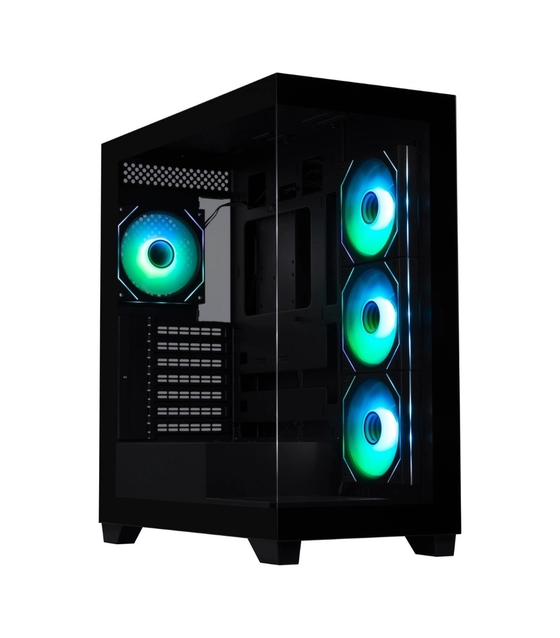 Bitfenix Ceto Premium Black 750w 80+ Bronze Psu 4x120mm Frgb Fan Akak0btf0033