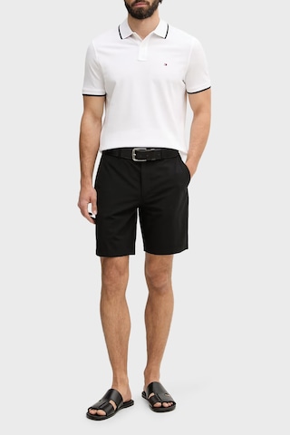 Tommy Hilfiger Pamuklu Regular Fit Düğmeli Polo Yaka T Shirt Erkek Polo Yaka T Shirt Mw0mw42748 Ybr Beyaz