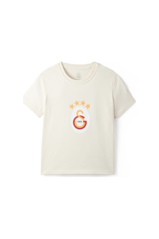 Gsstore Galatasaray Çocuk T-shirt C241111 Ekru