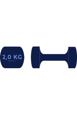 Decathlon Domyos Dambıl - 2 X 2 Kg - Fitness Hafif Antrenman / Pilates Lacivert