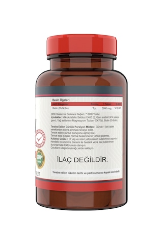 Nevfix Biotin 5000 Mcg 120 Tablet