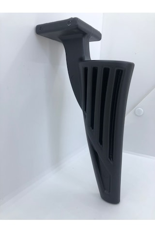 Plastik,21cm Mat Siyah Berjer Koltuk,ünite, Mobilya Ayağı 4 Adt