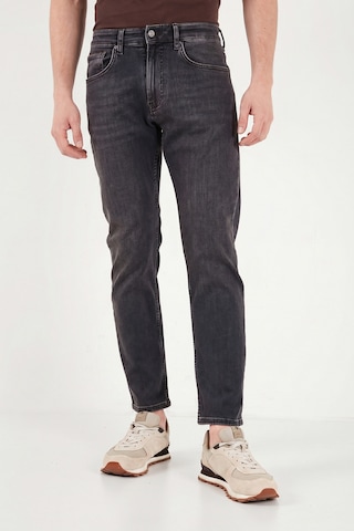 Buratti Pamuklu Comfort Fit Normal Bel Jeans Erkek Kot Pantolon 4412c88texas Siyah