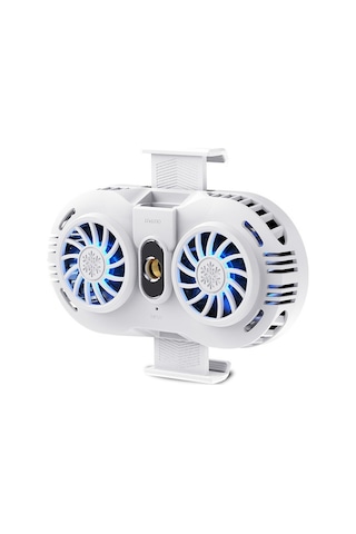 Çift Fanlı Telefon Radyatörü Uzun Kullanım Süresi Telefon Tutucu Soğutma Pedi Gamepad Denetleyici Isı Emici