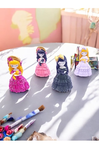 Prensesler Ve Makyaj Malzemeleri, Ev-okul Etkinlik Taş Boyama Set