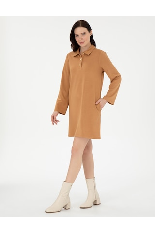 Pierre Cardin Kadın Camel Elbise Örme 50308163-vr015 Camel