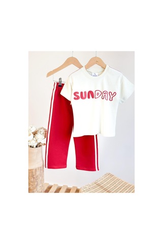 Poala Kids Sunday Eşofman Takım Kırmızı